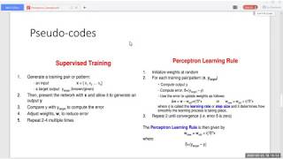 perceptron learning (with python 3.6 example)