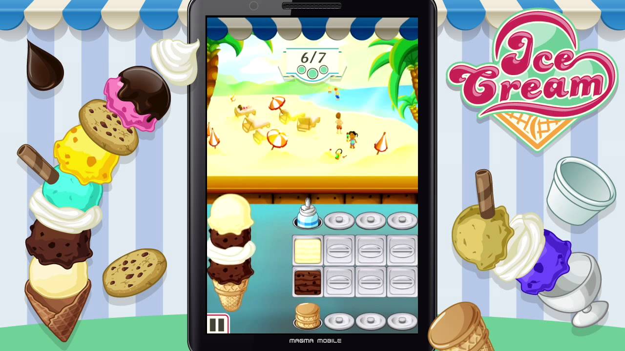 Ice Cream Machine (HTML5), Game Guide