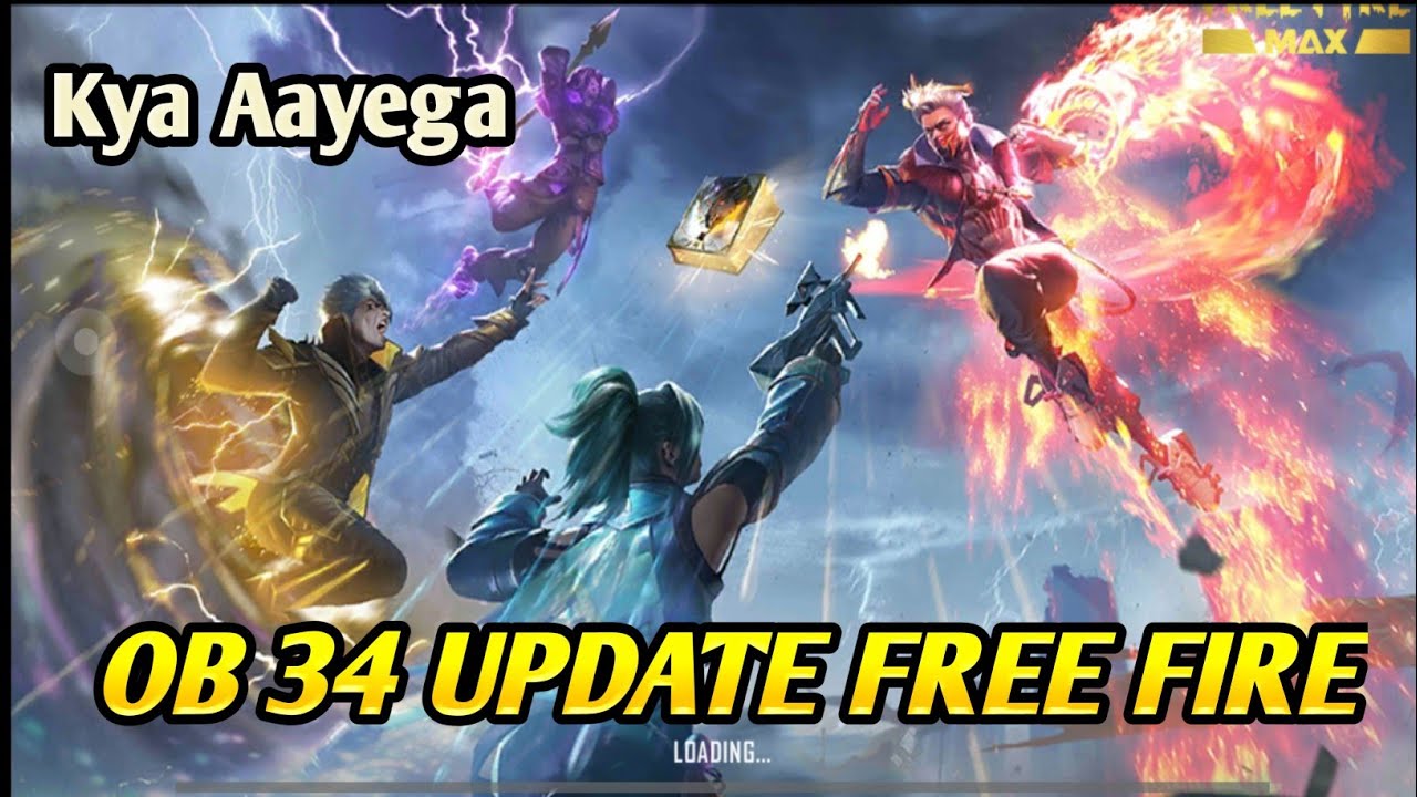 Free fire ob34 update || Ob34 update free fire || Ob34 update kab Aayega