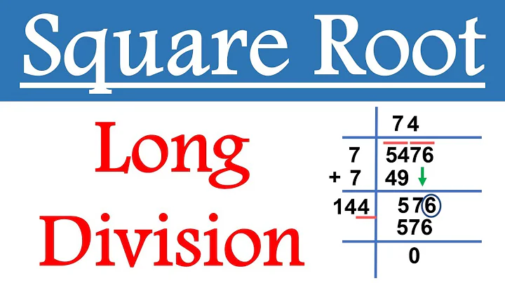 How to find square root by Long Division Method in Hindi