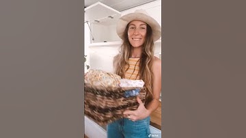 Clothing Storage in a Van #shorts