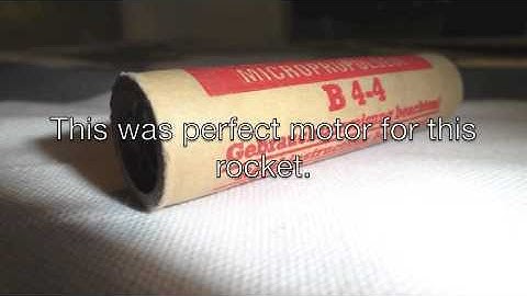 Model rocket parachute failure