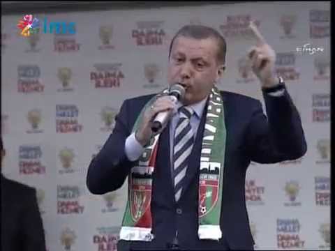 Erdoğan, kısık sesle iki miting yaptı