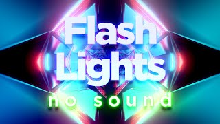 Colorful Disco - Flashing Lights Pulsations of Neon Shapes Background - No Sound