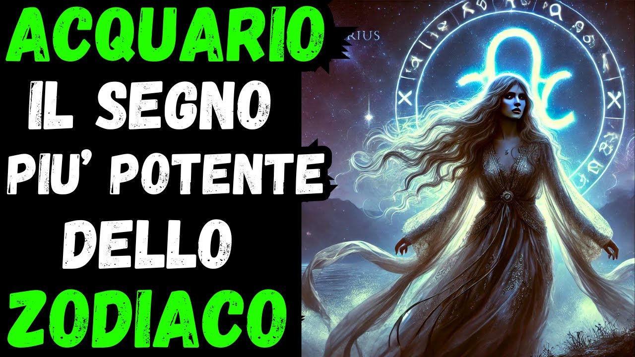 ♒COSA RENDE L’ACQUARIO COSÌ STRAORDINARIO?6 COSE CHE SOLO POCHI CONOSCONO!