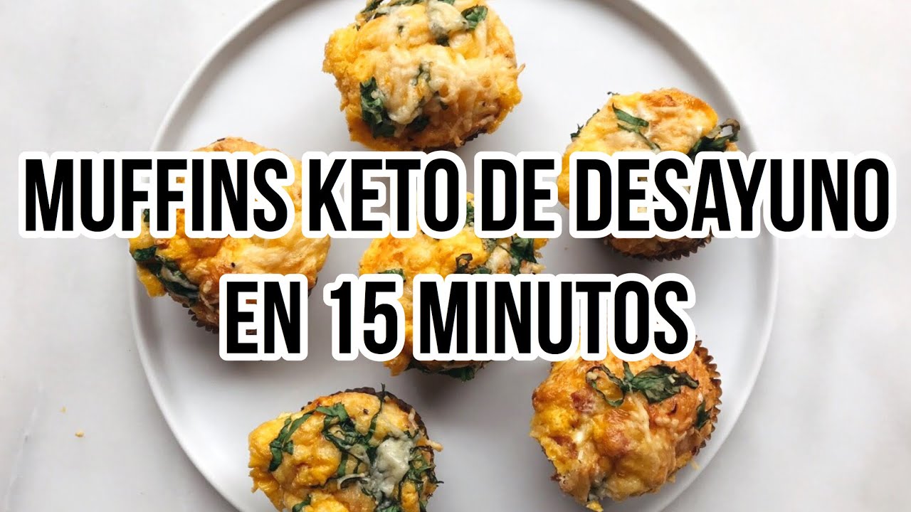 MUFFINS KETO DE DESAYUNO | DESAYUNO FACIL PARA LLEVAR | KETO BREAKFAST | Manu Echeverri