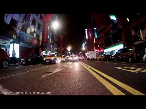 2020/07/12 長春路車禍 停紅燈被計程車推撞