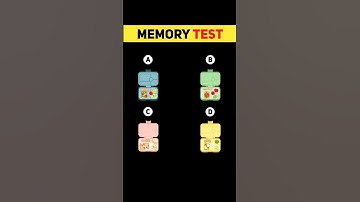 🤯 Memory Test (Part-26) 🤯 |#shorts