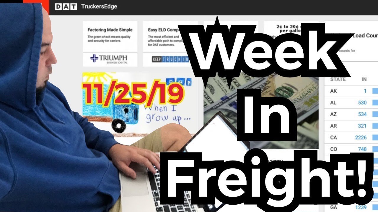 Freight is Super hot this week!! DAT Truckersedge Pro 11-25-19