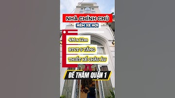 🔥Nhà chính chủ sát mặt tiền hẻm xe hơi tiện kinh doanh đường Đề Thám quận 1 #nhaphosaigon