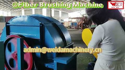 🌿Pineapple Fiber Automatic Decorticator 🔹ZGM-4403+Fiber Brushing Machine🔹 CZ-1000*500,Economy Model