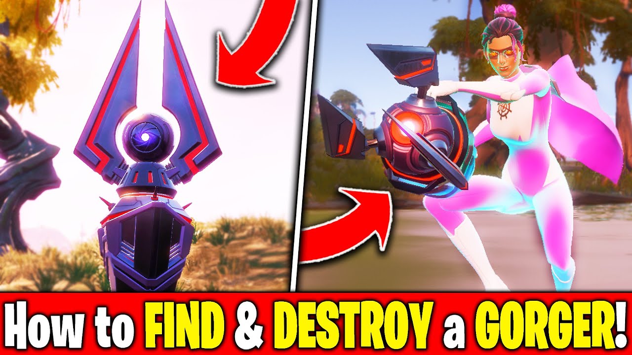 How To Find And Destroy A Gorger In Fortnite Spawn Location Rewards Gold Rpg 10k Xp Youtube