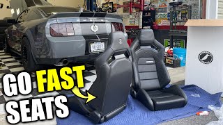 Corbeau RRX RACING SEATS Installed in My 900HP Shelby GT500