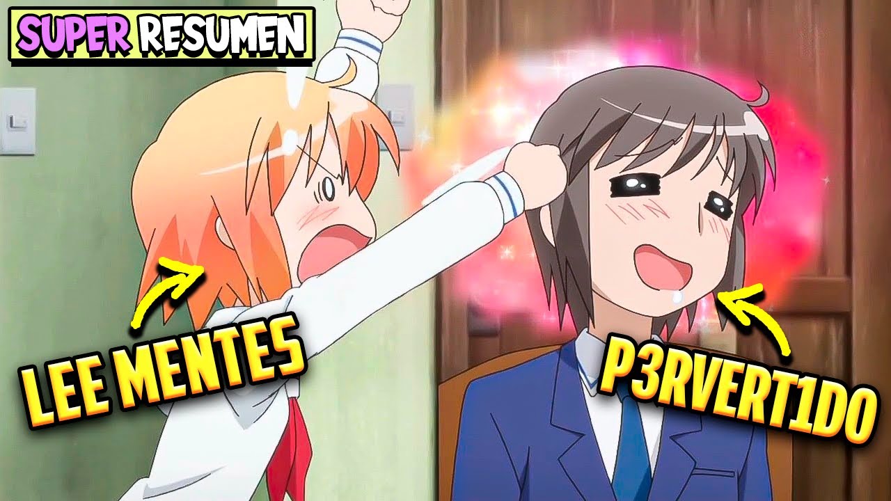 🧠Una WAIFU que LEE MENTES se ENAMORA de UN CHICO P3RV3RT1DO🥵KOTOURA SAN SUPER RESUMEN