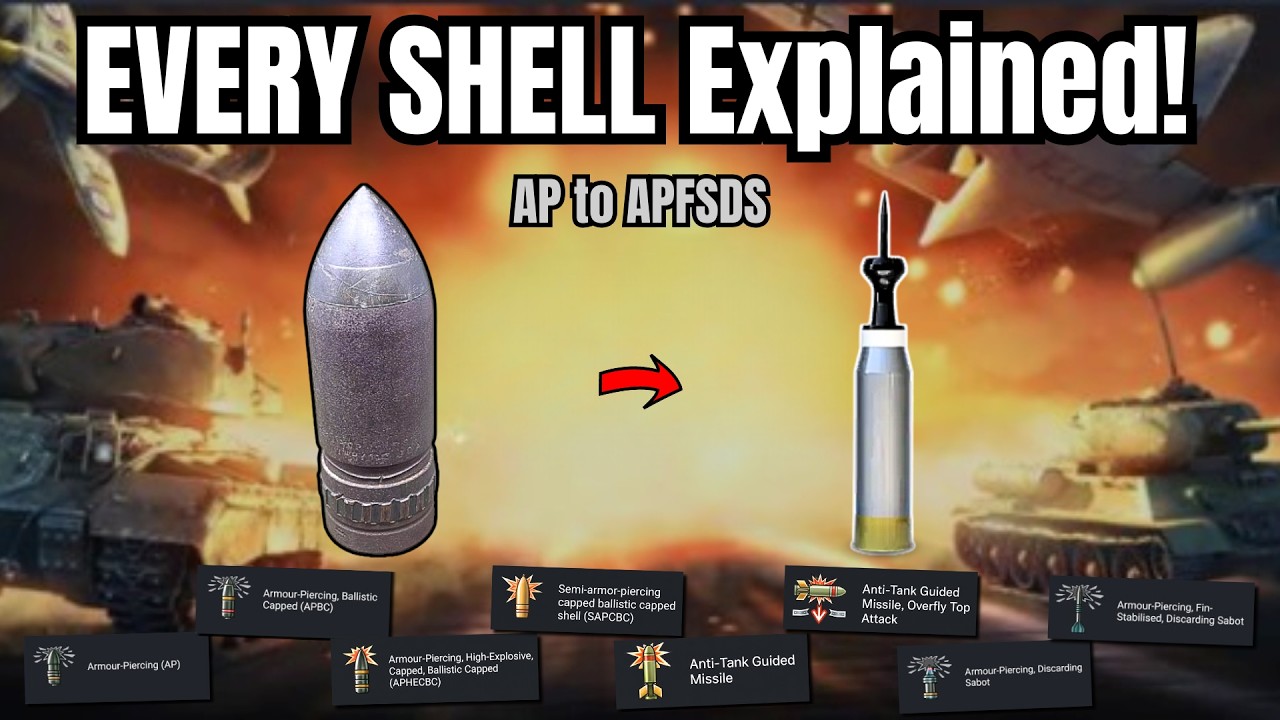 EVERY Shell Type in War Thunder Explained!🔥(For Beginners and Pro's ...