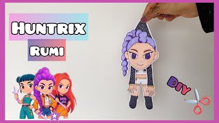 Muñeca Colgante 💗 Paperdoll DIY 💗 RUMI Las guerreras kpop Huntrix