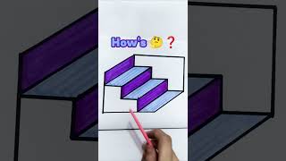How many stairs ? #art #drawing #youtubeshorts #english