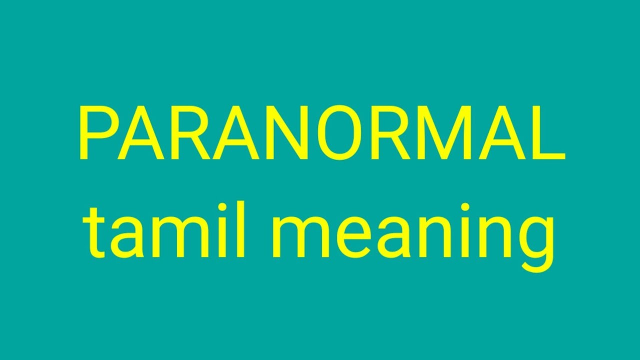 paranormal-tamil-meaning-sasikumar-youtube