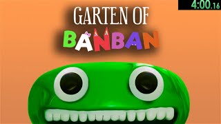 Garten Of Banban Speedruns are Suprisingly Tame