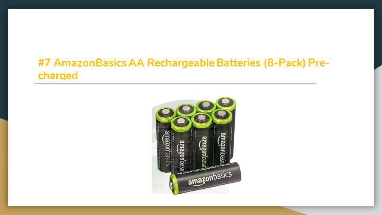 Top 10 Best Rechargeable Batteries in 2019 Review YouTube