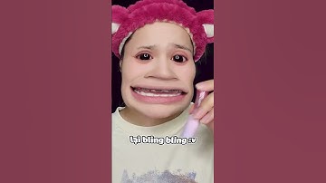 Thử thách makeup bất chấp bling bling 😂 #Shorts | Lie Makeup