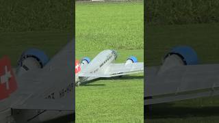 Scratchbuilt Junkers Ju 52 Trimotor Lifts Off!