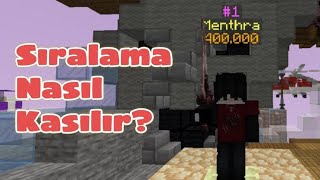 Sıralama Nasıl Kasılır? Sıralama Oyuncusu Nasıl Düşünür? Sonoyuncu Bedwars