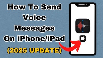 How to Send Voice Message on iPhone and iPad 2025