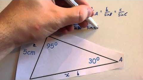 Sine Rule missing sides - Corbettmaths