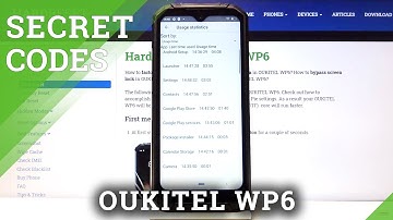How to Use Secret Codes in OUKITEL WP6 – Open Hidden Android Modes