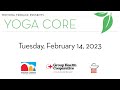 Monona Terrace - Yoga Core - Tuesday, February 14, 2023