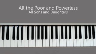 Vídeo de All The Poor And Powerless