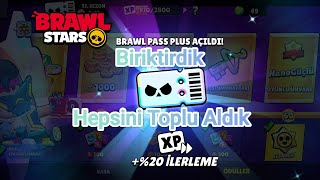 BRAWL PASS PLUS Toplu AÇILDI #brawlstars #brawl #supercell 