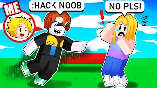 I Pretended to Be TUBERS93 to HACK Players! (Roblox Bedwars)