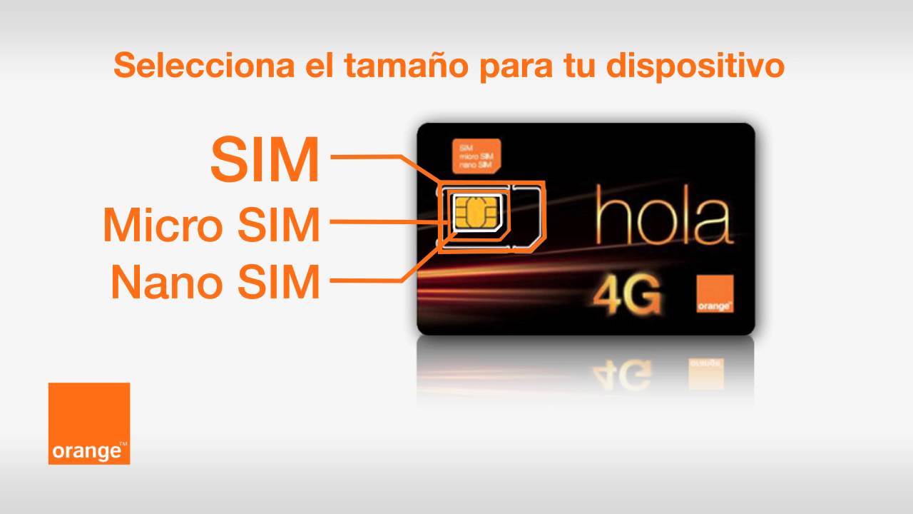 Cómo activar la tarjeta SIM 4G de Orange 