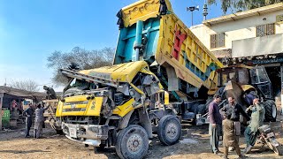 Amazingly Repaired Old Hino Truck Frame With Unique Techniques Accidental Repair Restoration Farame