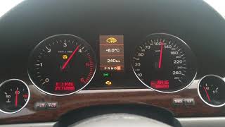 Audi A8L D3 4.0tdi ASE acceleration 0-200 km/h
