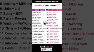 learn English everyday 1% #english #e2b #spokenenglish #vocabulary #learnenglish #learning