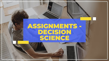NMIMS Assignment - Decision Science