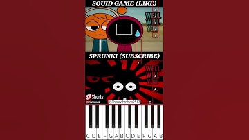 kagome kagome | Sprunki x Squid game x Gods will (@Thenoobroblox2512) - Octave Piano Tutorial