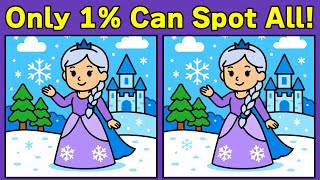 : 90 Seconds to Spot 3 Differences  Brain Workout! #20