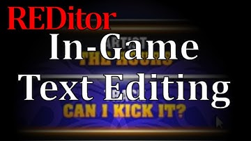 REDitor Tutorial - In-Game Text Editing (NBA 2K13)
