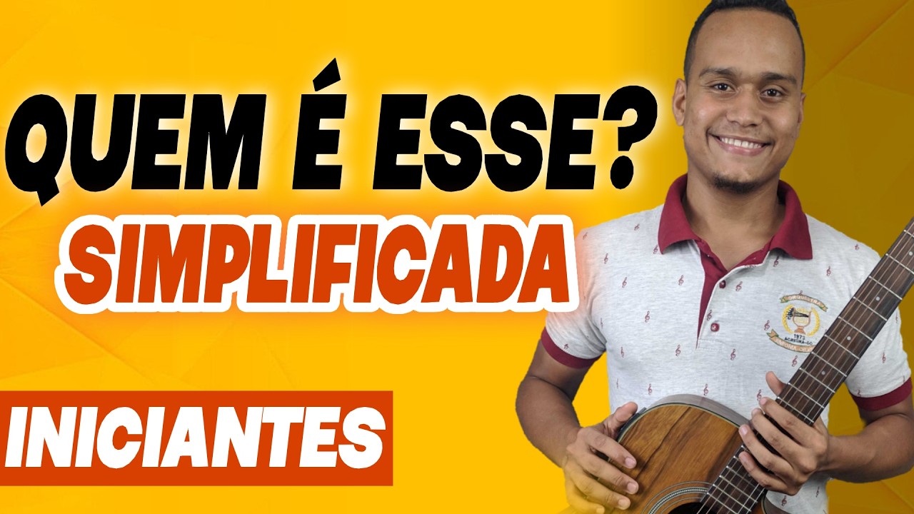Como tocar QUEM É ESSE no Violao SIMPLIFICADA | Julliany Souza