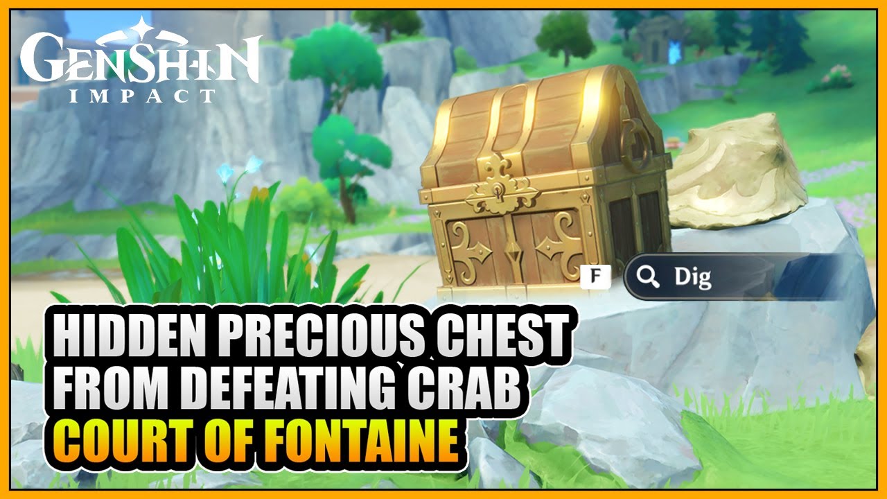 Court Of Fontaine Hidden Precious Chest Genshin Impact 4.0 YouTube