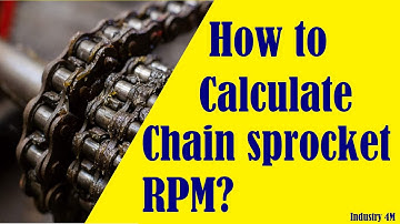 Hoe bereken je het toerental van een tandwiel? || Formule voor het toerental van een kettingtandw...