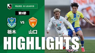 栃木ＳＣvsレノファ山口ＦＣ J2リーグ 第9節