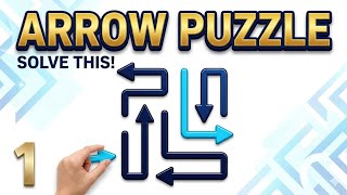 Arrow puzzle || touch puzzle || part 1 || Level 1 to 15 Android gameplay #arrowpuzzle #androidgames 