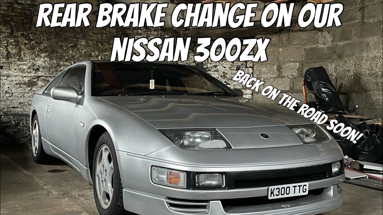 Rear Brake Change on our Nissan 300zx! - YouTube