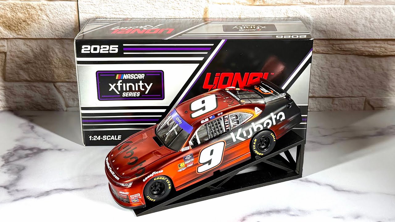 REVIEW: Shane Van Gisbergen 2025 Kubota Color Chrome 1/24. Xfinity