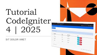 Tutorial Codeigniter 4 Untuk Pemula | Terbaru 2025 | CRUD Codeigniter 4